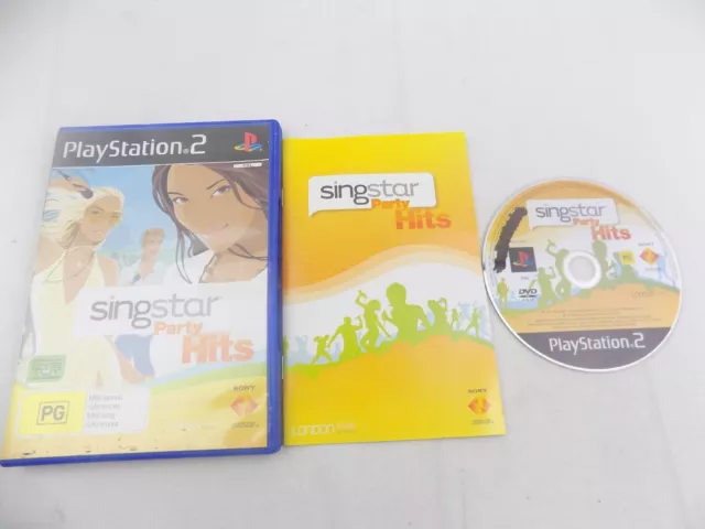 Mint Disc Playstation 2 Ps2 Singstar Party Hits - Inc Manual Free Postage