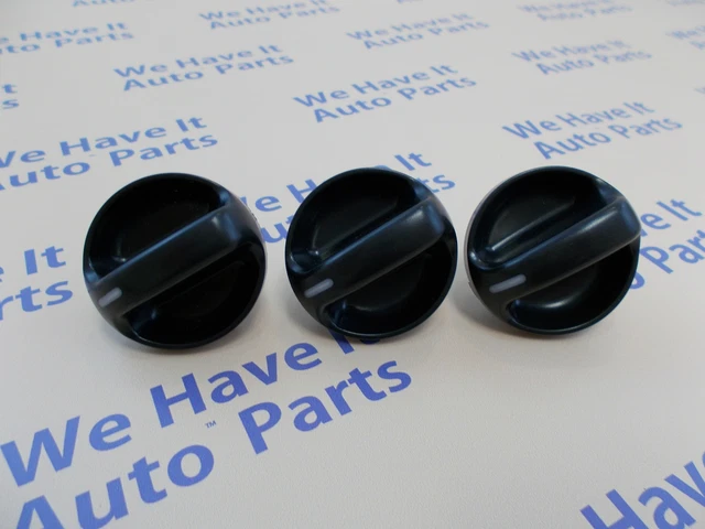 3 Heater A/C Knobs fits Toyota Tundra 2000-2006 Control Fan 3pc Set