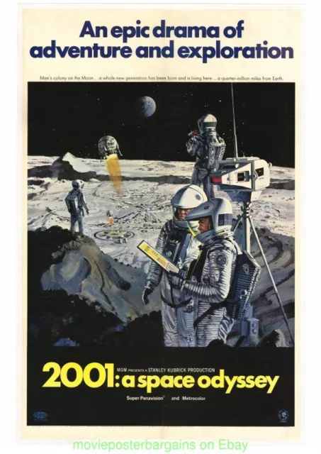 2001: A SPACE ODYSSEY MOVIE POSTER B 11x17 W Hard Plastic Holder STANLEY KUBRICK