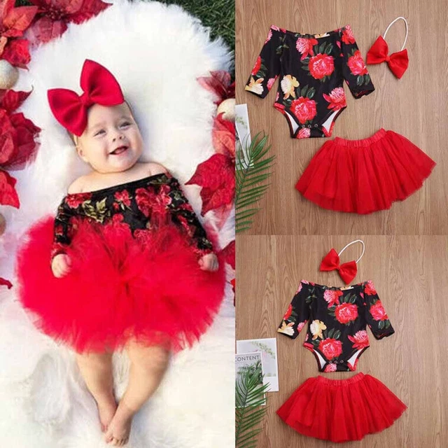 Newborn Infant Baby Girl Floral Romper Headband Jumpsuit Bodysuit Clothes Outfit