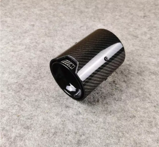 Bmw M Performance Exhaust Tips Real Carbon Fiber M Sport black on black m3 m4 m5