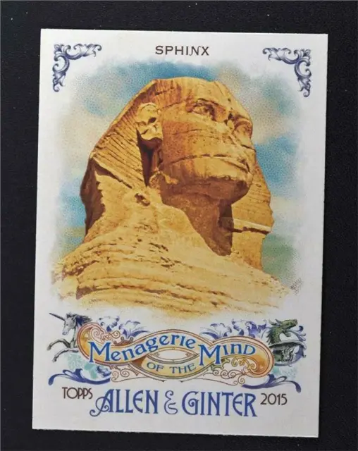 2015 Topps Allen and Ginter Menagerie of the Mind #MM19 Sphinx - NM-MT