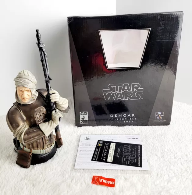 Star Wars Dengar Mini Bust #2983/4000 Gentle Giant Limited ESB Bounty Hunter