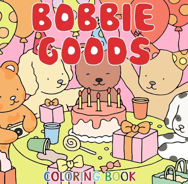 BOBBIE GOODS COLORING Book: Adorable Bear & Animal Friends for Relaxing