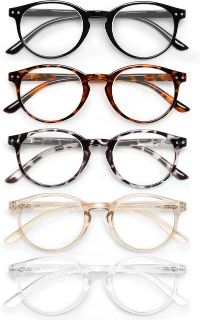 Lot De 5 Lunettes De Lecture +2.50 - Monture Rectangulaire Acier Inoxydable - Taille +1.50 - Neuf Avec étiquette