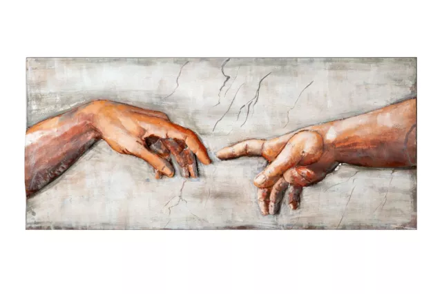 Metall Bild "Michelangelo" - Bild - Metall H.50cm