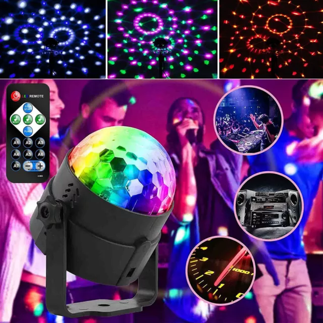 LED Discokugel RGB Bühnenbeleuchtung DJ Disco Licht Lichteffekt Partylicht Dekor