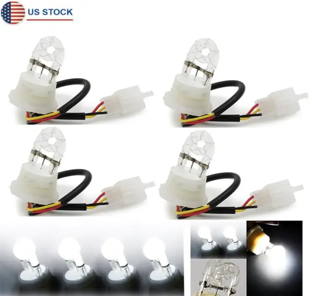4x 20W White HID Hide-A-Way Flash Strobe Tube Spare Replacement Bulbs Tube Light