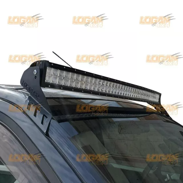 Halterungen BAR Lichtleiste 50 " LED Light BAR Kurve für Nissan Navara D40 2005–