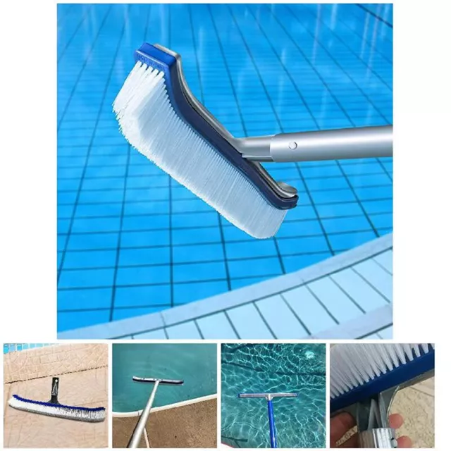 Outdoor Swimming Pool Brush Pool Cleaner Vacuum Algae Cleaning Brush Head~DY