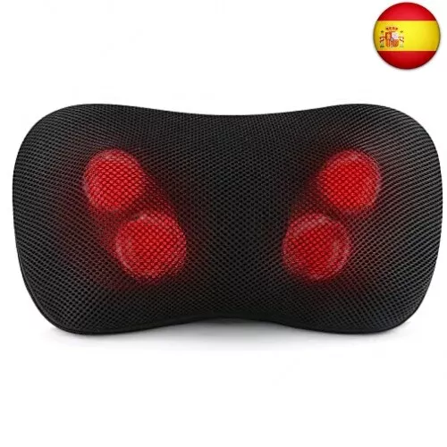 Cojín de Masaje Shiatsu Masajeador de Cuello, Hombros y Espalda, Masajeador