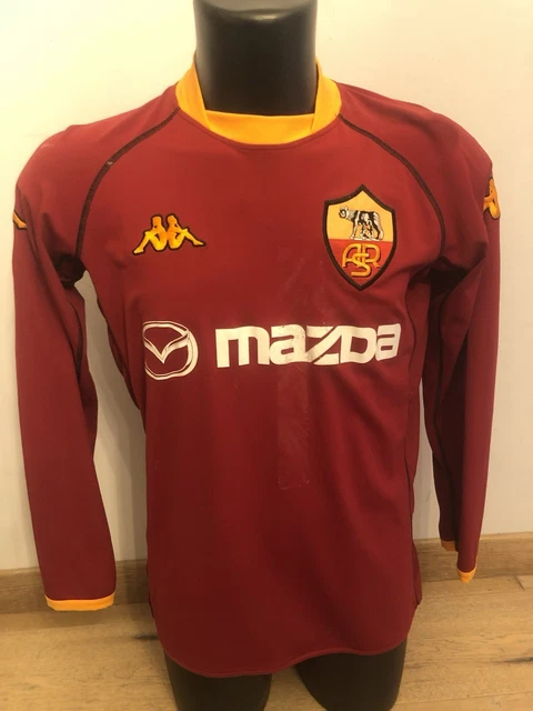 MAGLIA AS ROMA TOTTI 2009/2010 MATCH WORN ISSUE INDOSSATA
