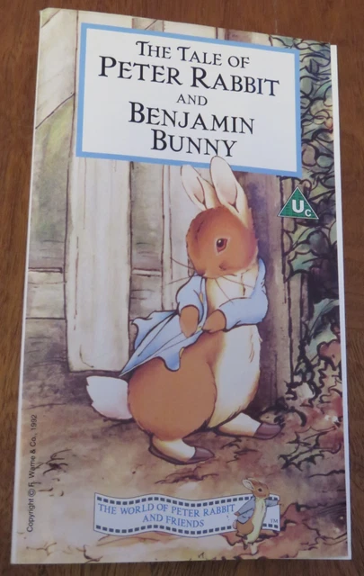 BEATRIX POTTER THE Tale of Peter Rabbit & Benjamin Bunny VHS Video Pal ...