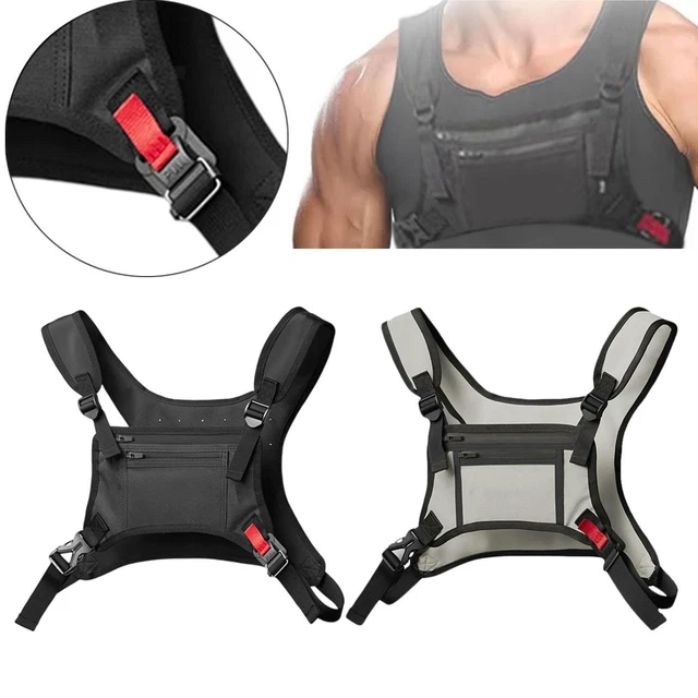 Chest Rig Tactique Sac De Poitrine Tactique MiOYOOW - Respirant Pour Sport Et Outdoor Sac Running