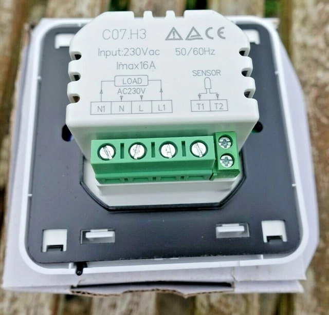 C07.H3 Touch Screen Floor Heating Thermostat Room Temperature Controller C07.H3 2