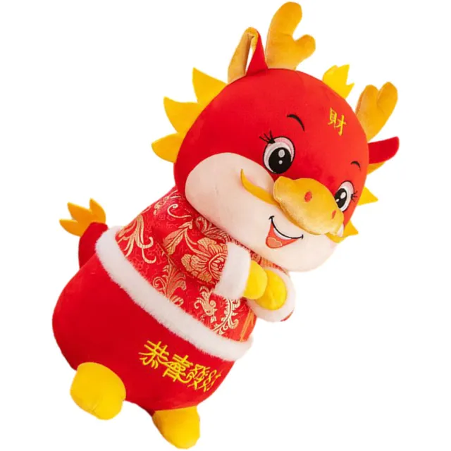 Chinese Zodiac Stuffed Animal 2024 Year Dragon Toy Plush Dolls