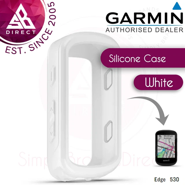 Garmin Protective Silicone Case Cover│For Edge 530 GPS Bike Computer│White
