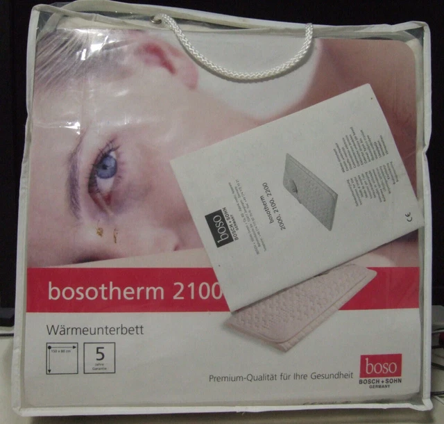 Elektrische Heizdecke Wärmedecke 150 x 80 cm Wärmeunterbett 60 Watt von BOSO