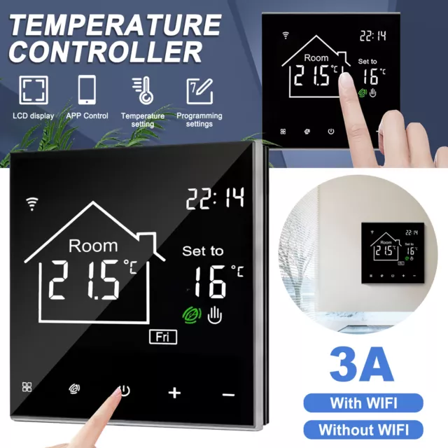 Tuya WiFi Smart Thermostat Water/Heating/Gas Boiler Remote Controller For Alexa