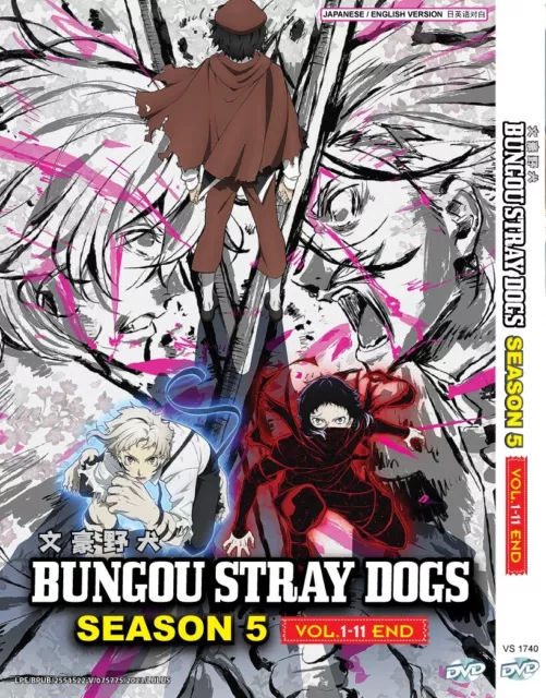 Anime Dvd Bungou Stray Dogs Season 5 Vol.1-11 End English Dubbed + Free Ship