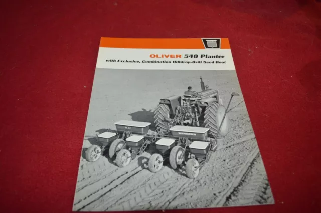 Oliver Tractor 540 Planter Dealer's Brochure TBPA