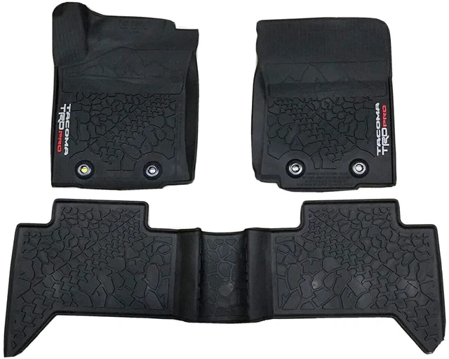 OEM ALL WEATHER Floor Mats Genuine Toyota 20162023 TRD PRO 109