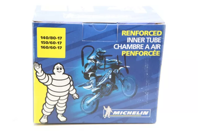 Chambre à air renforcée 18MGR - Valve TR4 Michelin moto :  , chambre à air de moto