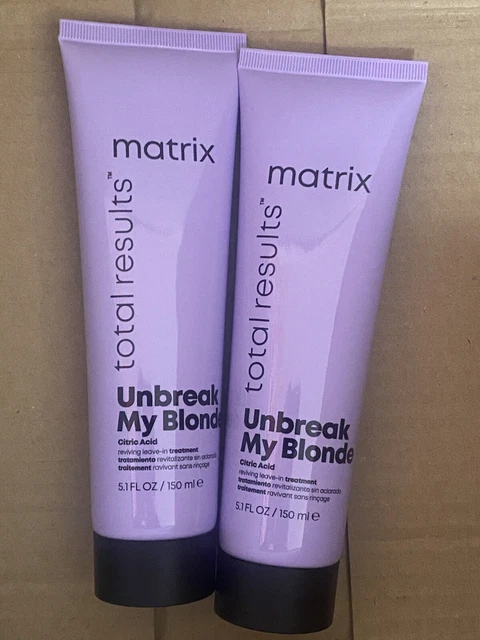 Matrix Total Results Unbreak My Blonde Leave In Treatment Duo Set