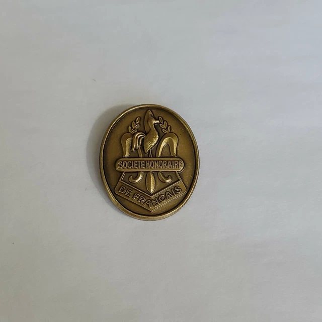 SOCIETE HONORAIRE DE Francais Pin High School French Language Student