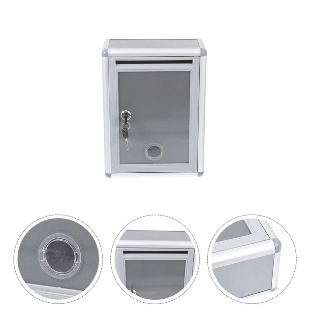 Key Drop Box Suggestion Box Donation Box Lock Aluminum Alloy