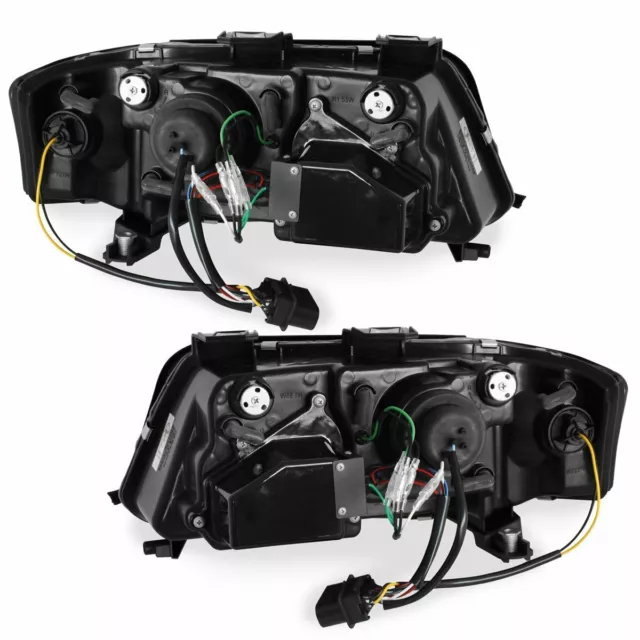 Led Tagfahrlicht-Optik Scheinwerfer Für Audi A6 4B C5 97-01 Schwarz Links Rechts 3