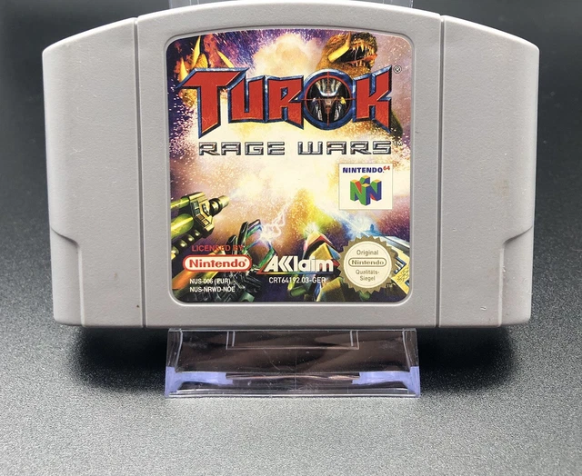 Nintendo N64 - Turok Rage Wars - PAL Modul Spiel Game 64 Getestet Sehr gut