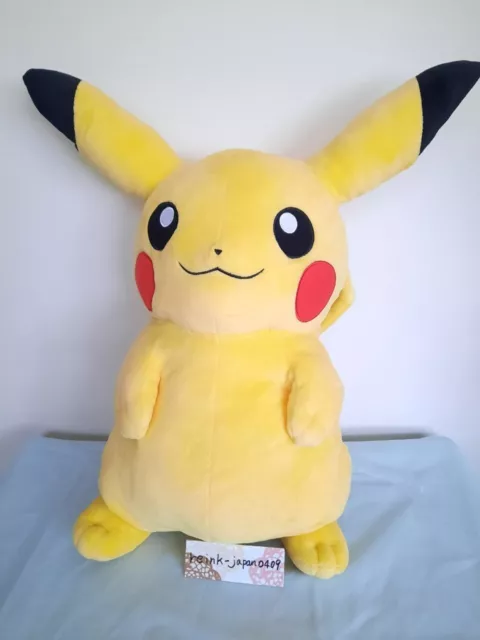 Pokemon Center Limited Life-size Pikachu Plush Toy From Japan 50x36x20cm Kawaii