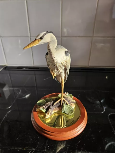 Border Fine Arts Reflections Heron Bird Figure