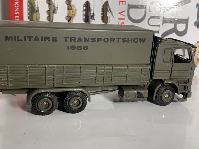 Camion Scania 141 6x2 Bâché Militaire - Narcoral 1/50 - Collection