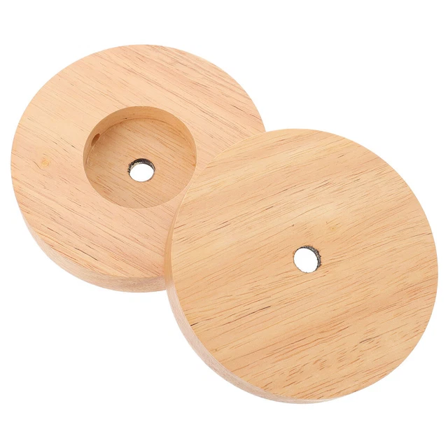 2 PCS DIY Lamp Base LED Desk Lights Display Table Accessories Simple