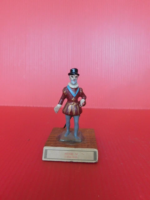 Figurine CBG Mignot – Saint Louis à Cheval – Roi De France – Plomb Peint – 1:32