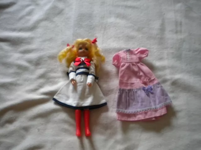 CANDY CANDY Polistil bambola doll cm 28 abito divisa +dress originale+stivali