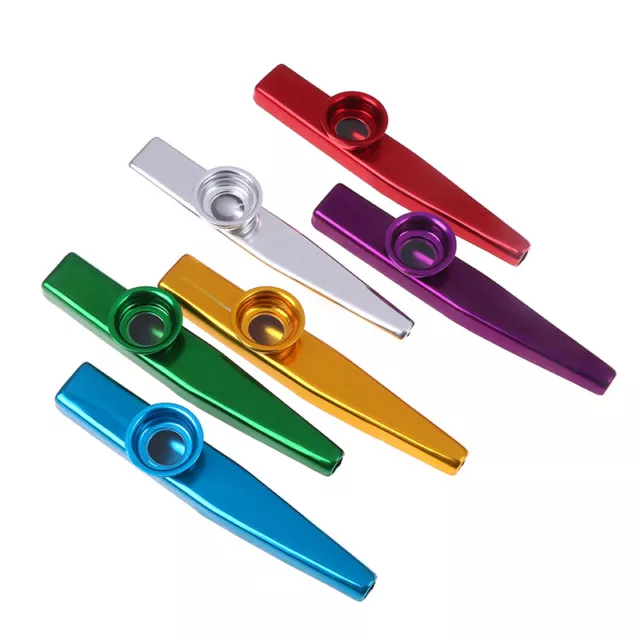 Kazoo aluminum alloy metal with 5 pcs flute diaphragm for children music-love.jh 3