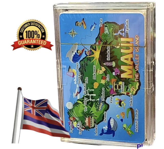 NEW SEALED MAUI HAWAII ALOHA STATE DECK of PLAYING CARDS,  Ships from Maui!