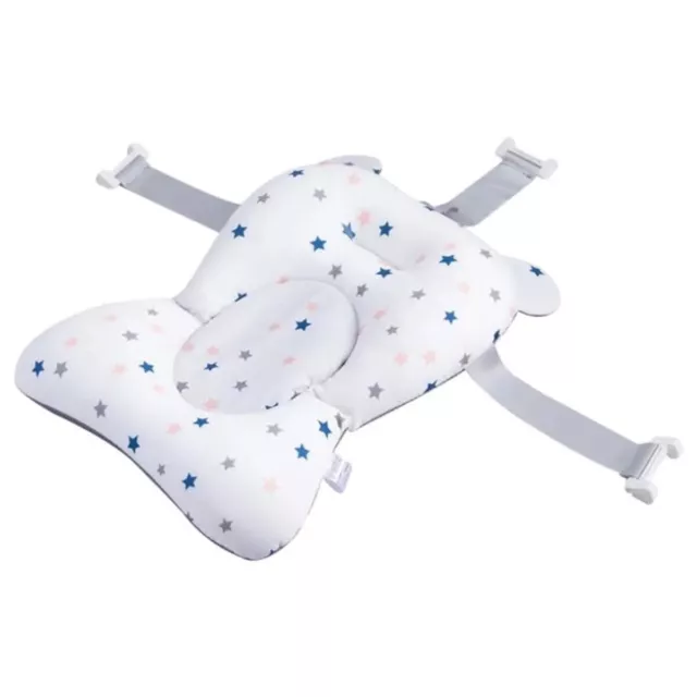 Comfort Baby Bath Seat Support Mat Soft Anti-Slip Baby Bath Pad Baby Bath Bed