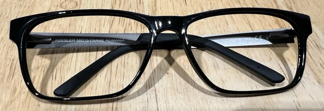 RANDOLPH KEESLER GLOSS Black/Gunmetal 58□15 140 Square Eyeglasses