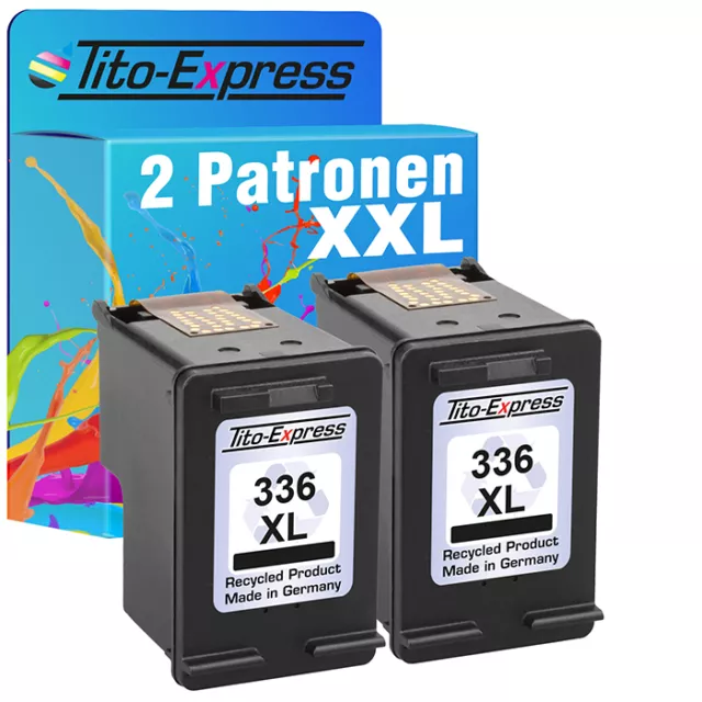 2 cartucce stampante HP 336 XL per PSC 1510 PSC1510 HP336