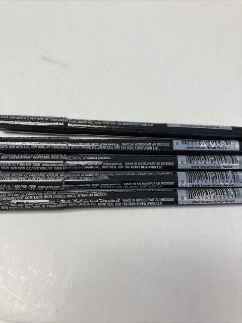 Avon Ultra Luxury Brow Liner, Dark Brown Bundle Of 5 Liners. Sealed, New