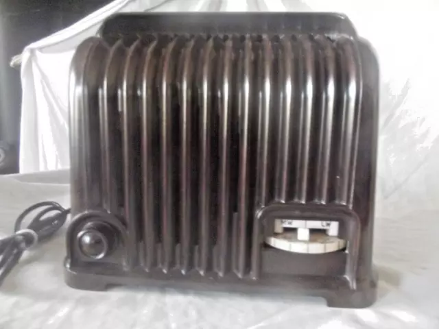 Rare Vintage Art Deco Bakelite 1950s Sobell English Radio