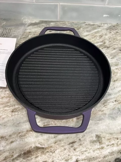 CE Cooks Essentials 12" Grill Pan Cast Iron NEW