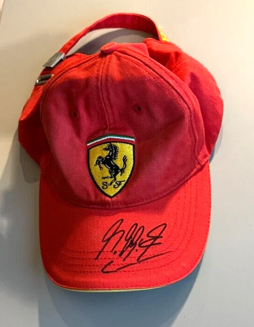 Michael Schumacher Signed Ferrari F1 Cap with COA