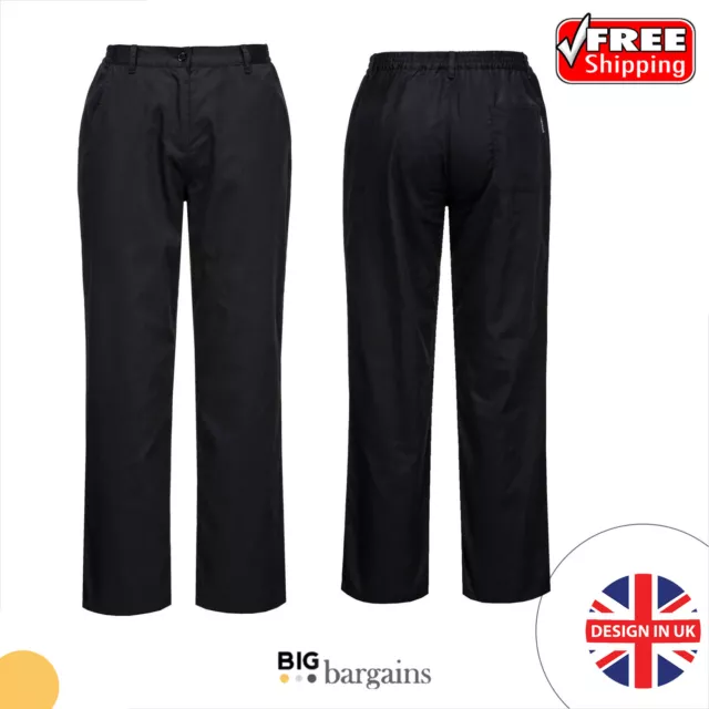 Portwest Rachel Ladies Cooks Chefs Trousers Kitchen Catering Uniform Pants C071