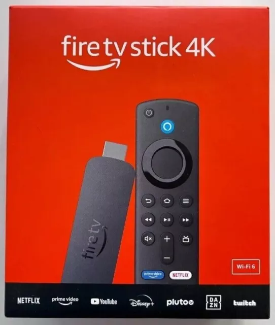 Amazon Fire TV Stick 4K, Wi-Fi 6, Alexa-Sprachfernbedienung (2023) (2. Gen.) NEU