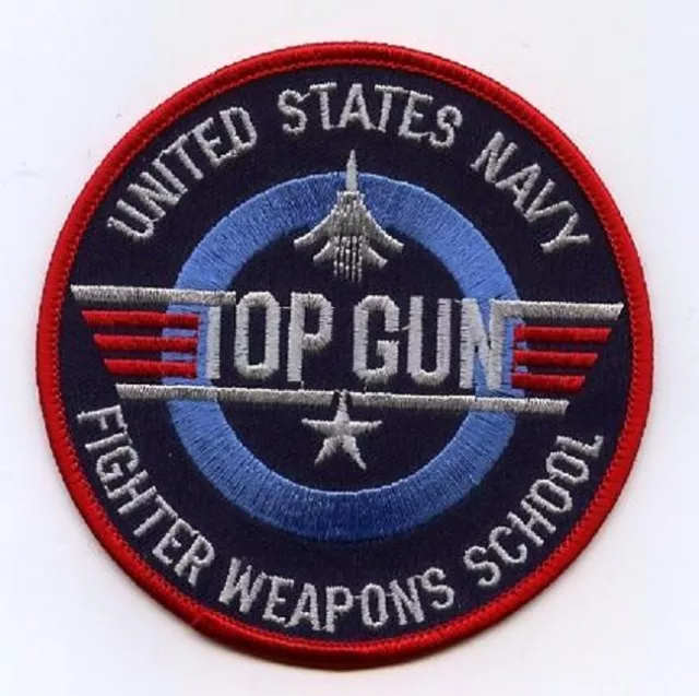 Us Navy Fighter Weapons School Top Gun F14 Tomcat Patch
